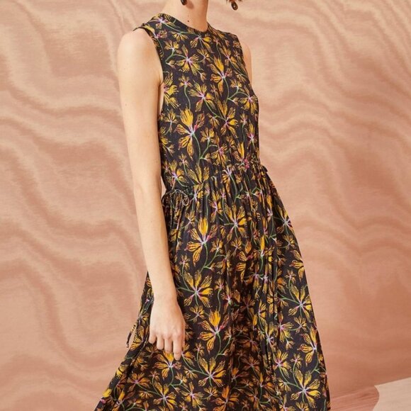 NWOT ULLA JOHNSON Clea Dress in Maple P $550